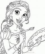 Rapunzel Colorat Planse Printese Fise Desene Cristinapicteaza Pictat Coloring sketch template