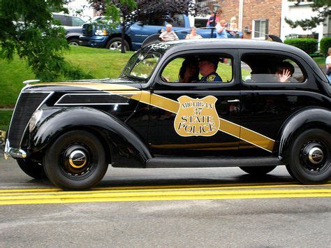 vintage michigan state police  police cars state police