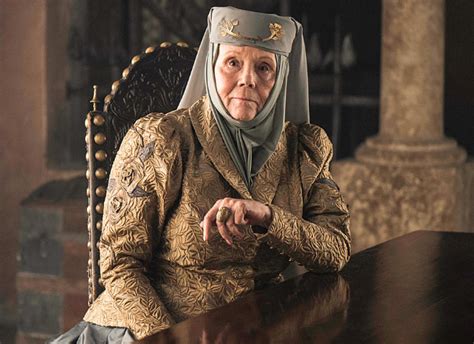 game of thrones actress diana rigg known for her role as olenna tyrell