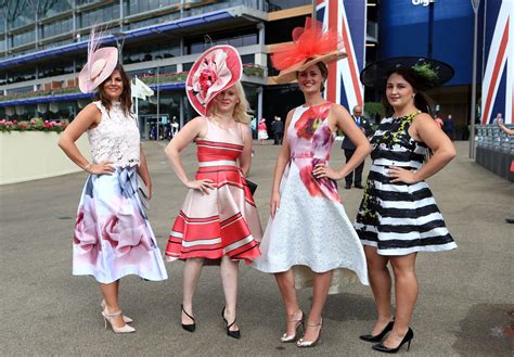 dressed women  ladies day  royal ascot  surrey