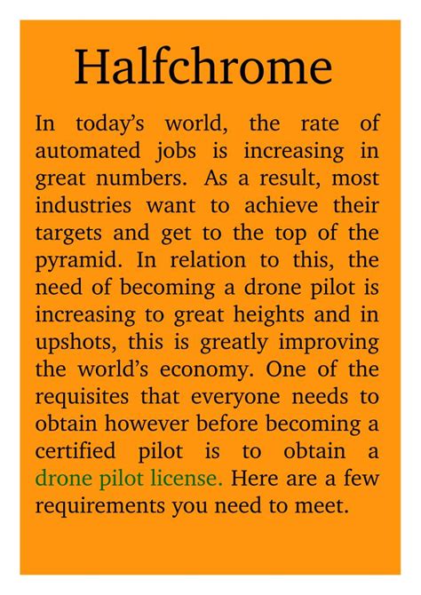 drone pilot license powerpoint    id