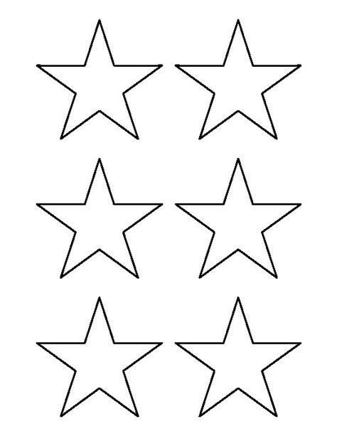 star pattern   printable outline  crafts creating