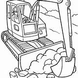 Coloring Construction Pages Vehicles Truck Excavator Digger Getdrawings Color Vehicle Printable Site Getcolorings Print Worker Military Drawing Colorings Printables sketch template