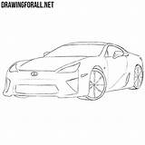 Lexus Lfa Draw Drawing Drawingforall Cars sketch template