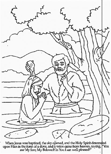 baptism coloring pages  coloring pages  kids