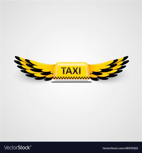 taxi business logo flying taxi concept royalty  vector