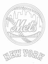 Coloring Mets Pages Logo York Mlb Baseball City Printable Skyline Jets Rangers Chiefs Drawing Yankees Print Sport Kids Cubs Chicago sketch template