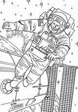 Space Astronauta Astronaute Astronaut Colori Monkey sketch template