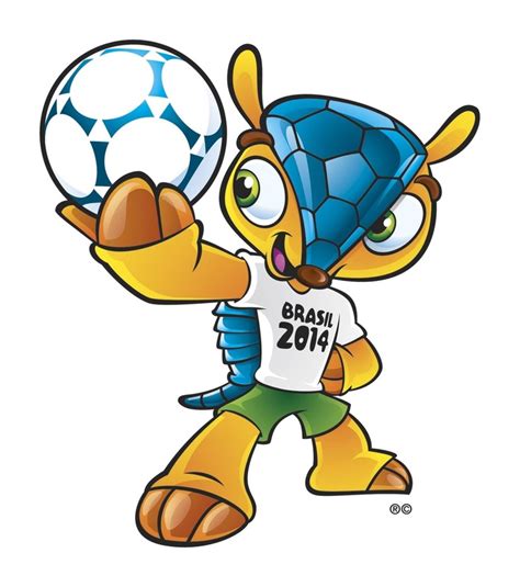 Tatu Bola Mascota Oficial Brasil 2 014 Fuleco Fifa World Cup 2014
