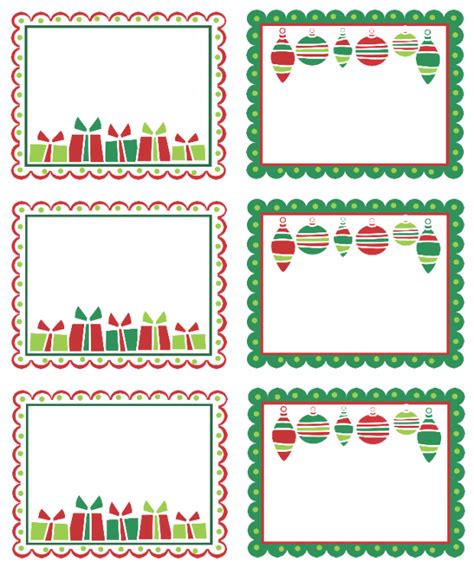 christmas labels ready  print  printable labels templates