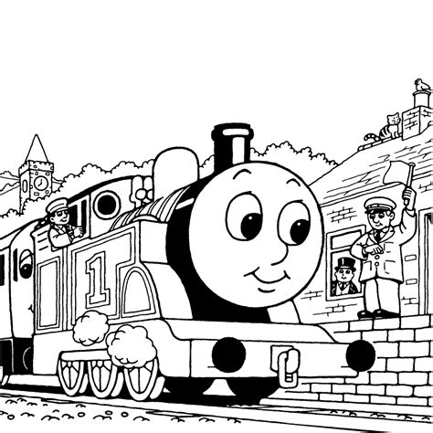 printable thomas  friends coloring pages