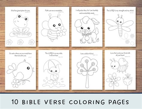 spring themed coloring pages bible coloring sunday etsy