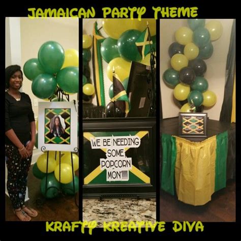 Jamaican Party Theme Decorating By Krafty Kreative Diva Jamaican