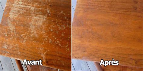 comment faire disparaitre les rayures sur  meuble en bois astuces