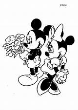 Mouse Mickey Minnie Coloring Pages Hellokids Print Color sketch template