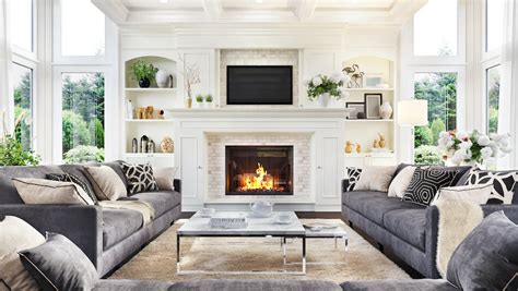 design  living room   fireplace