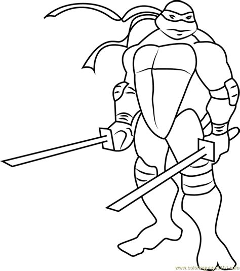 leo coloring page  kids  teenage mutant ninja turtles