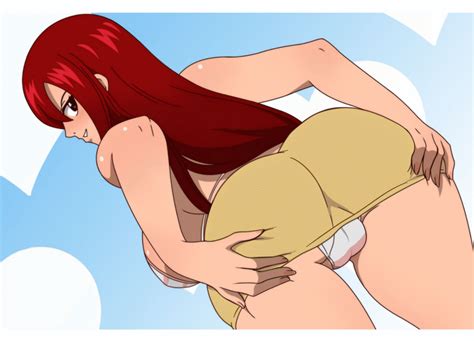 Rule 34 1girls Animated Anus Ass Back Breasts Erza