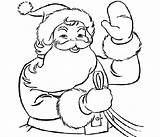 Santa Face Claus Template Coloring Pages Printable Templates Colouring Drawing Outline Crafts Shapes Happy Getdrawings Color Print Sleigh Getcolorings sketch template