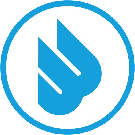 logo  blue background
