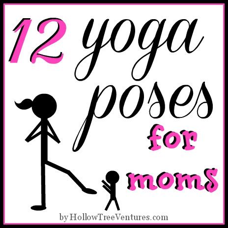 yoga poses  moms