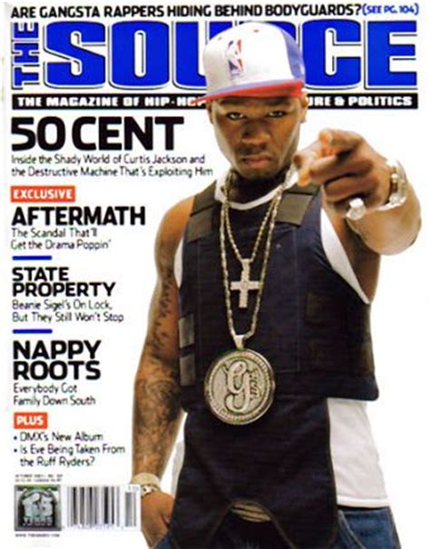 cent source cover magazine rap clothes source magazine  covers