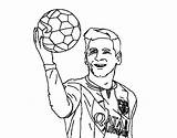 Messi Coloringpagesonly sketch template