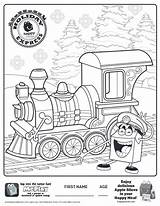 Coloring Meal Happy Mcdonalds Express Holiday Pages Train Mcdonald Sheet Colouring Sheets Activities Dots Connect Christmas Choose Board Time Book sketch template