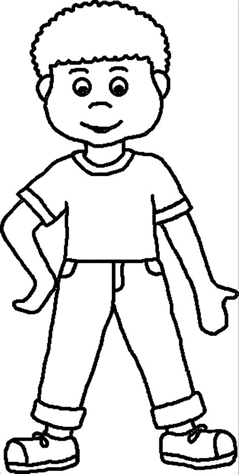 boy coloring coloring pages