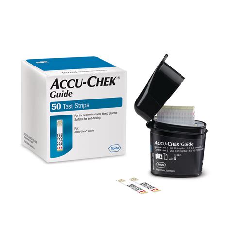 accu chek guide  blood glucose test strips pack   lfa