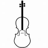 Violino Colorare sketch template