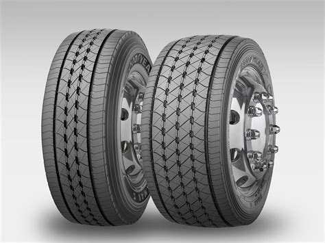 goodyear reinvents  truck tire introduction  kmax  profile truck tires