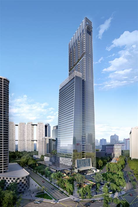 som designed tanjong pagar centre    singapores tallest tower archdaily