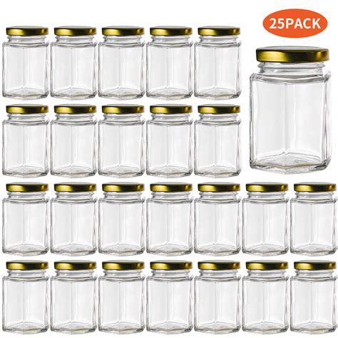 Glass Jars With Lids 4 Oz Mason Jars Spice Jars Honey Ebay