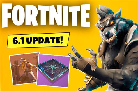 Fortnite 6 1 Patch Notes Reveal Leaked Skins Update Halloween Map