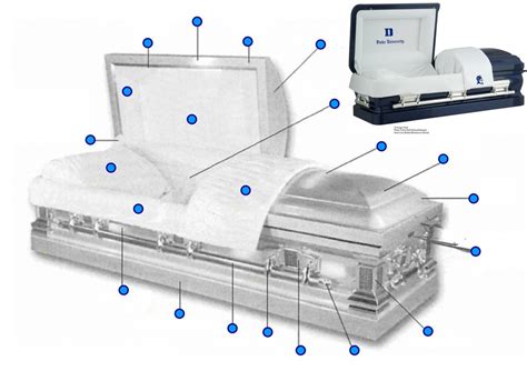 casket parts comprehensive diagram diagram quizlet