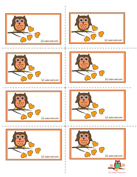 owl  tags  printable printable templates