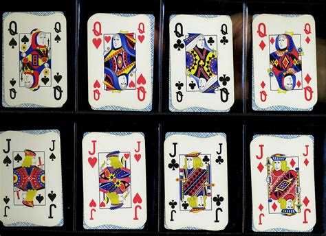 playing cards   history  perforated cards  oddities