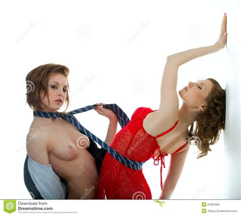 Lesbian playing role