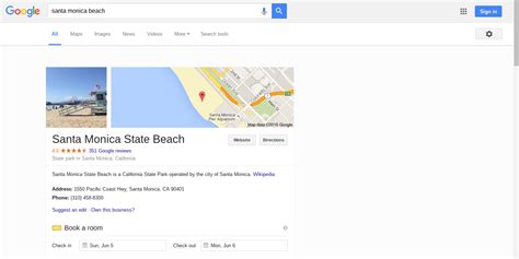 desktop google search redesign places knowledge graph results inline