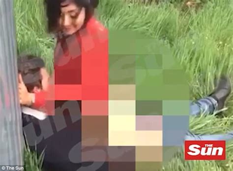 clip of woman having sex at racecourse goes viral daily mail online