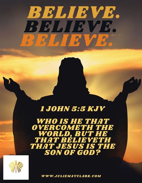 1 John 5 5 Kjv In 2020 Son Of God 1 John Born Again
