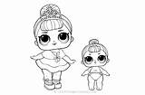 Lol Lil Sisters Coloring Pages Dolls Colorat Fise Cute Drawings sketch template