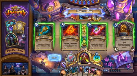 hearthstone rise of shadows live stream cards and analysis shacknews