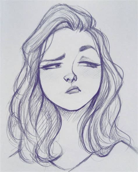 brah      girl face drawing girl drawing sketches