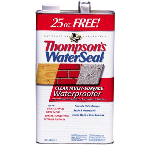 thompsons waterseal voc multisurface waterproofing sealer walmartcom