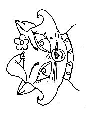 cat face coloring page coloring home
