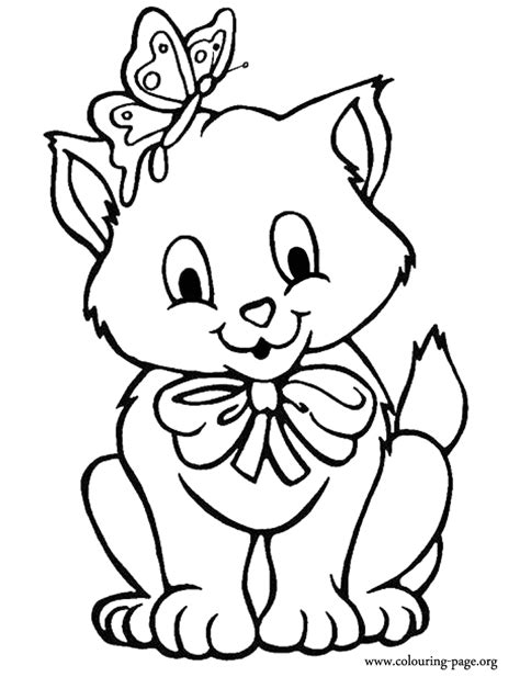 coloring pages kittens coloring pages printable