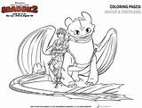 Dragon Coloring Train Toothless Hiccup Sheet sketch template