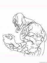Venom Coloring4free Deadpool Spiderman sketch template